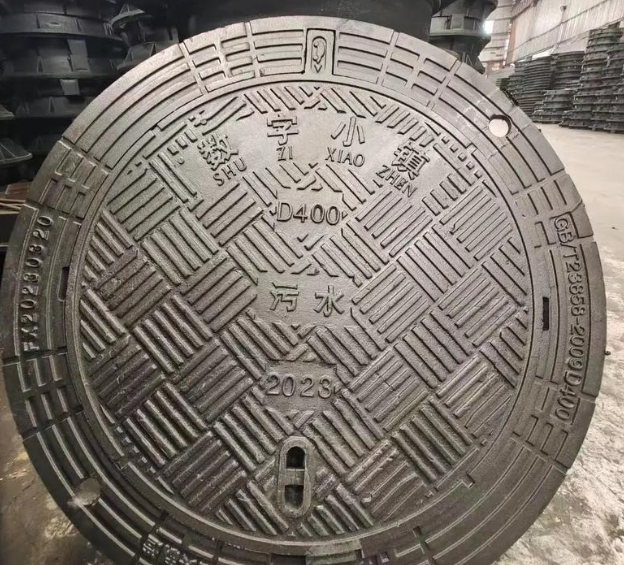 张湾球墨铸铁防沉降井盖展示